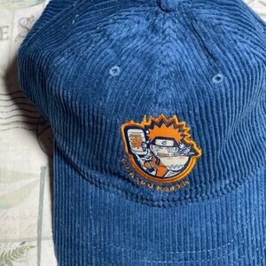 Naruto Shippuden Ichiraku Ramen Corduroy Hat Blue Anime‎ Manga Baseball Cap